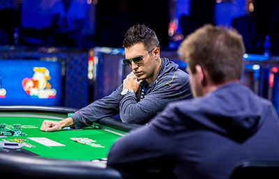 Una fase dell'heads up (Foto blog WSOP 2015)