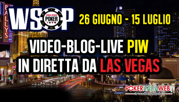 WSOP 2015: dal 26 giugno al 15 luglio, segui il video-blog live PIW in diretta da Las Vegas!