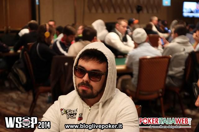 Il pro di Sisal Poker durante le WSOP del 2014