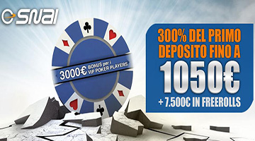 Gioca su Snai Poker, sala del network iPoker