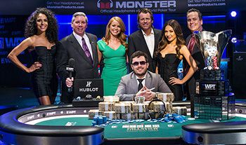 Zinno dopo la vittoria in una tappa del WPT