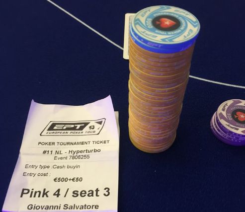 Il ticket e lo stack iniziale di Giovanni Salvatore