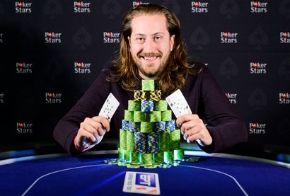 Il vincitore (Foto blog PokerStars) 
