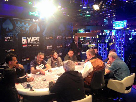 Il final table del WPT National Valkenburg