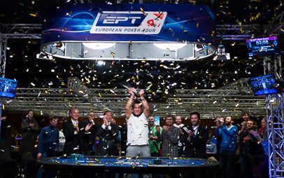 Ensan durante i festeggiamenti (Foto PokerStars)