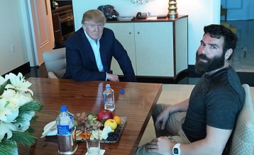 Dan Bilzerian incontra Donald Trump, candidato alla presidenza USA
