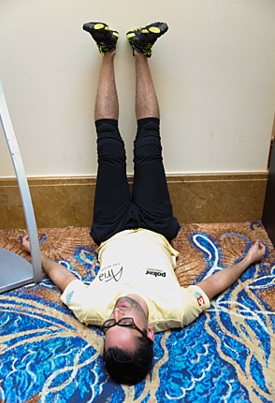 Esfandiari esausto