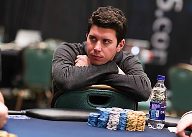 Il chipleader (Foto blog PokerStars)