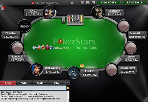 Davide in un evento targato PokerStars