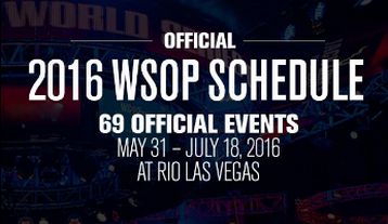 WSOP 2016: si comincia il 31 maggio con 69 eventi