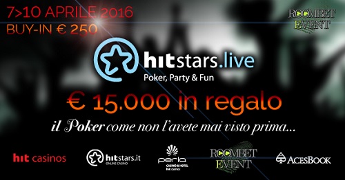 Dal 7 al 10 aprile Hitstars Live!