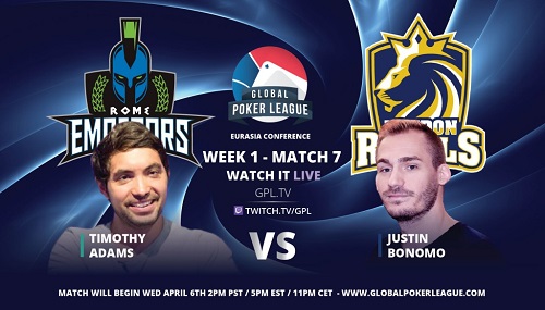 Questa sera tocca a Timothy Adams: Rome Emperors vs London Royals. Segui la diretta streaming su PIW!
