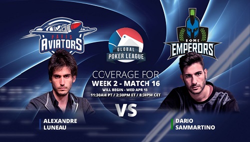 Global Poker League: Rome Emperors sfidano la capolista. Tocca a Dario Sammartino. Diretta Streaming su PIW!