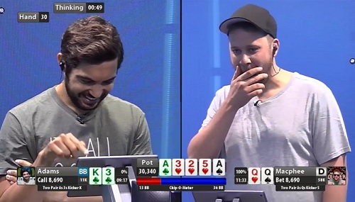 Global Poker League: esordio nel cubo con sconfitta per i Rome Emperors, Timothy Adams perde contro MacPhee