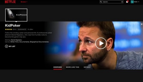 Il documentario sulla vita di Daniel Negreanu arriva su Netflix