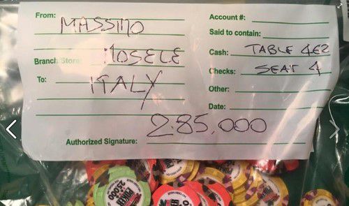 WSOP Evento #59, Massimo Mosele: “285.000 chips con 47 left. Domani mi gioco il sogno… $800.000 e braccialetto!”