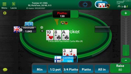 Tavolo Sisal, room iPoker