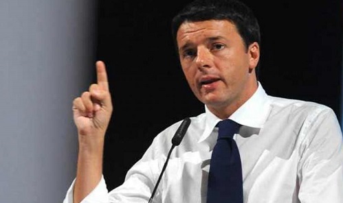 Il presidente del consiglio Matteo Renzi