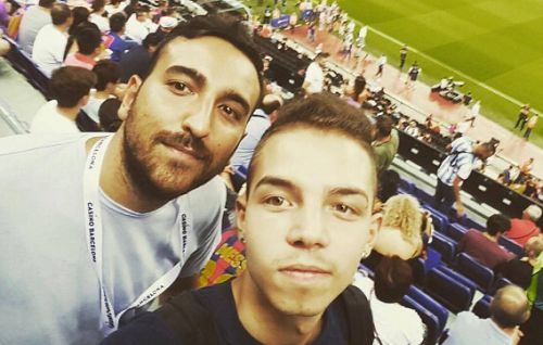 Andrea con Davide ‘girex’ Marchi