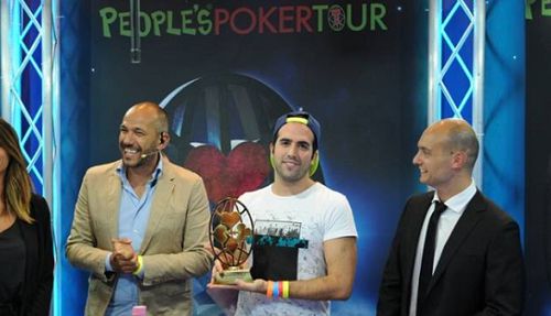 Gianluca dopo la vittoria nel PPTour Malta 2015