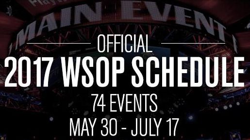 WSOP 2017, il 31 maggio i primi due eventi. Ecco il palinsesto ufficiale della manifestazione…