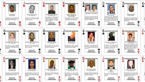 USA: carte da poker utilizzate per risolvere ‘Cold Case’, i casi irrisolti della polizia