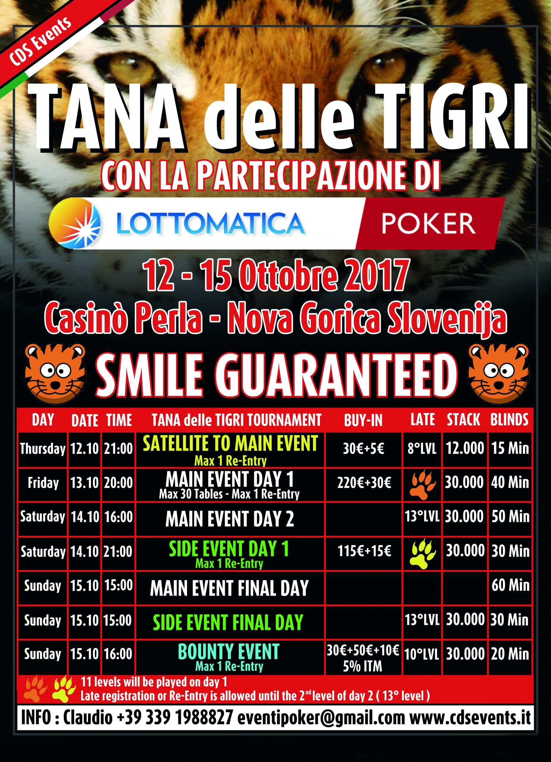 Programma tana ottobre