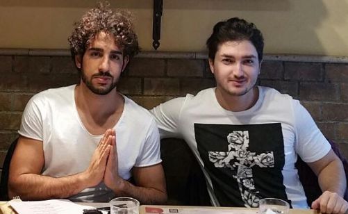 Rino 'zuchillo88' Fusco con Emiliano Conti