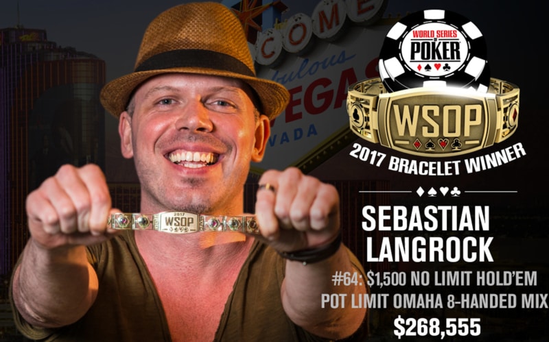 WSOP 2017: vittoria per Langrock nell’evento #64, Gabriele Di Giuseppe out 13°. Elior Sion vince Poker Players Championship