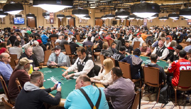 Un momento delle WSOP 2017