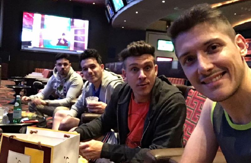 Andrea Carini con altri regular del .it