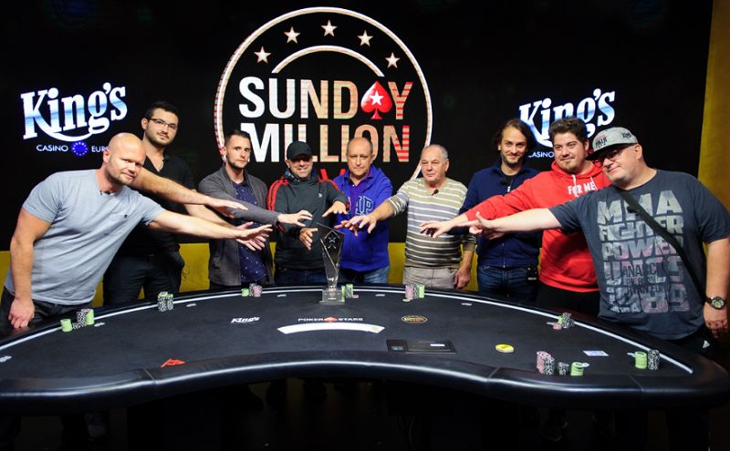 I finalisti del Sunday Million Live
