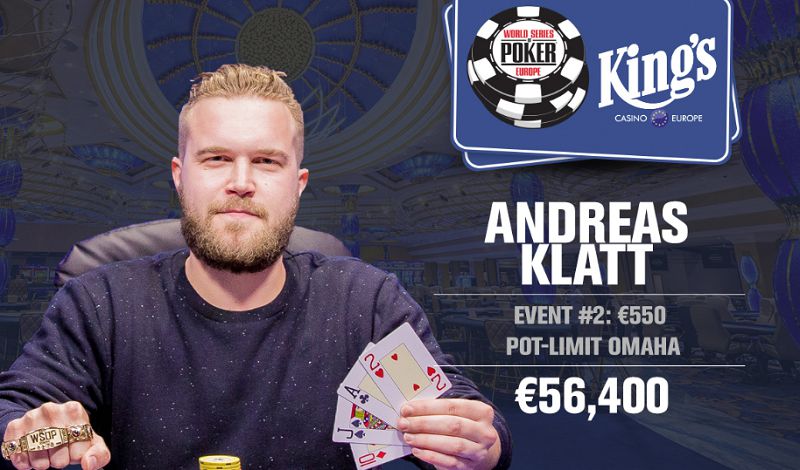 Il vincitore Andreas Klatt (Foto WSOP.com) Il vincitore Andreas Klatt (Foto WSOP.com)