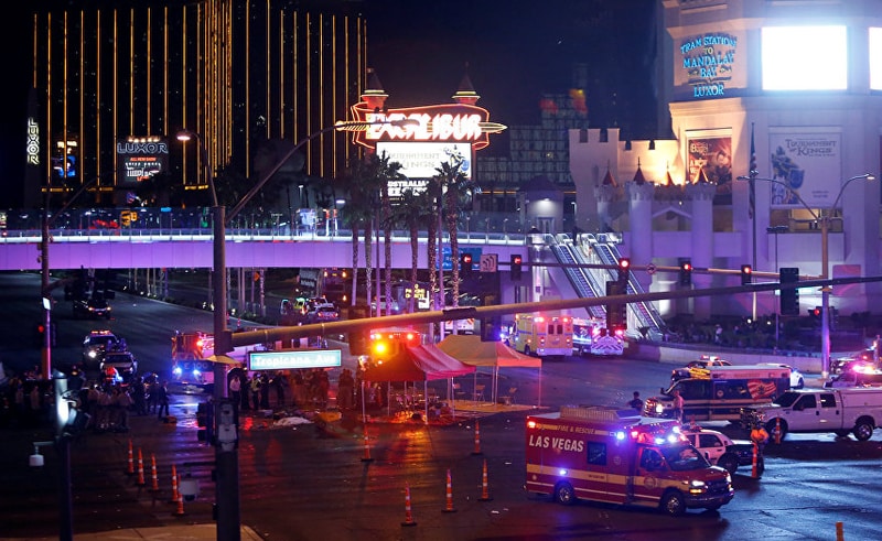 Spari dal Mandalay Bay durante il festival country