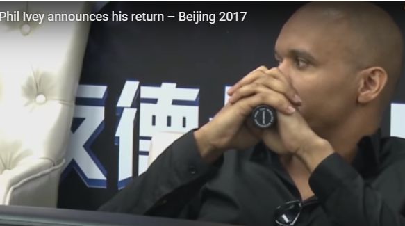 Ivey durante l'intervista