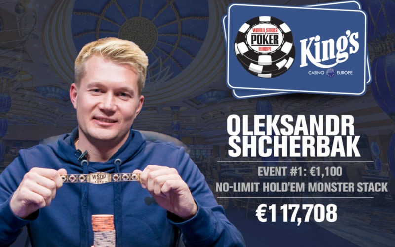 WSOPE MONSTER STACK: finisce in quinta e quarta posizione l’avventura di Treccarichi e Savinelli. Vince Oleksandr Shcherbak