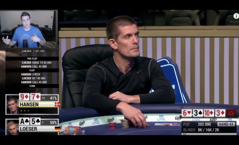 Doug Polk analizza una mano giocata tra Maning Loeser e Gus Hansen al recente High Roller for One Drop