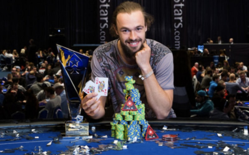 Ole Schemion con la Picca dell'EPT
