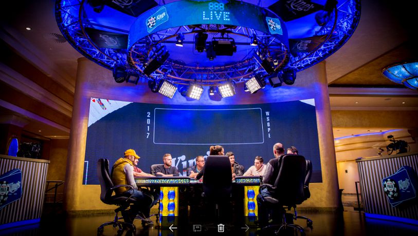 Un momento delle WSOP Europe 2017 di Rozvadov