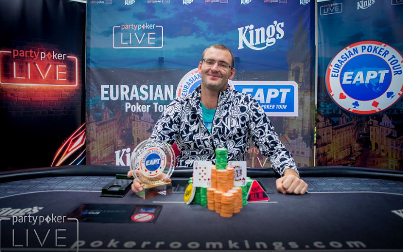 EAPT Praga: Andrey Novak batte Ludovic Geilich e vince il €5.300 High Roller, sesto Dzmitry Urbanovich