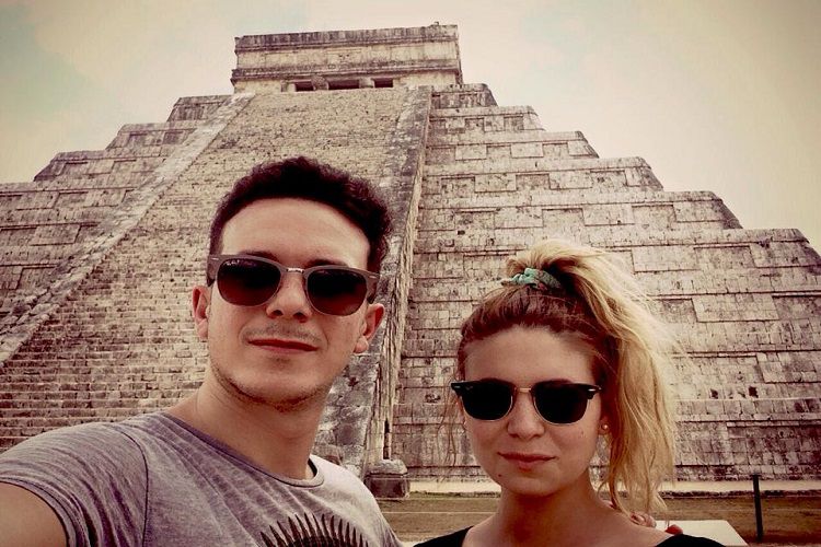 Angela Del Re con il compagno Luca Stevanato