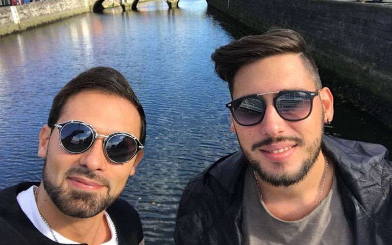 Dario Marinelli con Antonio Merone, entrambi al Day 2