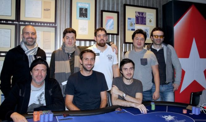 Gli 8 finalisti (Foto Mickey May - Blog PokerStars)