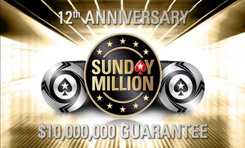 Sunday Million che nonostante gli oltre 30mila iscritti buca il garantito, che però era di ben 10 milioni