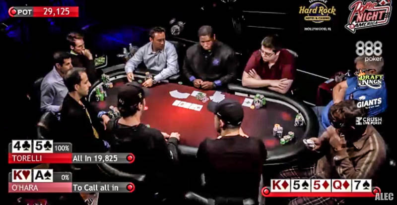 Alec Torelli al Poker Night in America