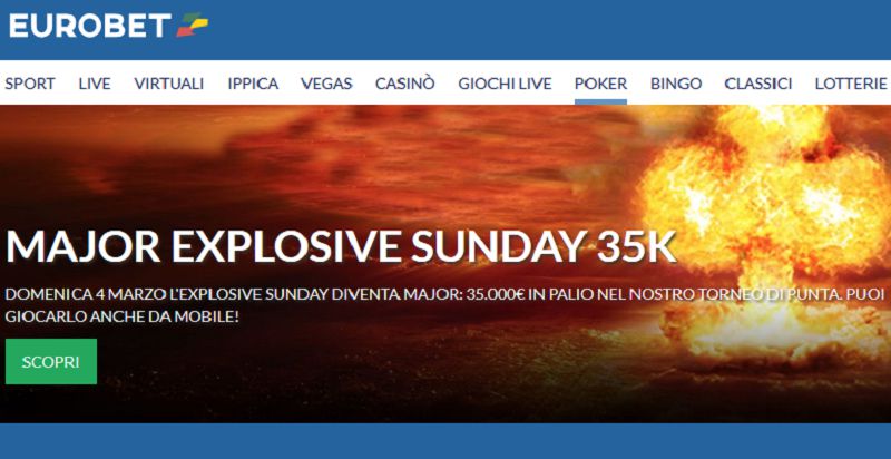 Gioca i domenicali del metwork iPoker su Eurobet