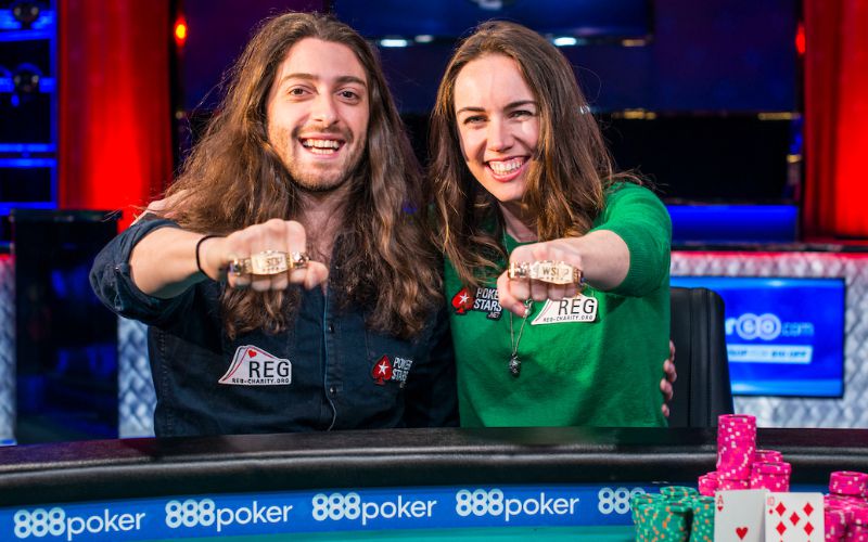 Liv Boeree con il compagno Igor Kurganov