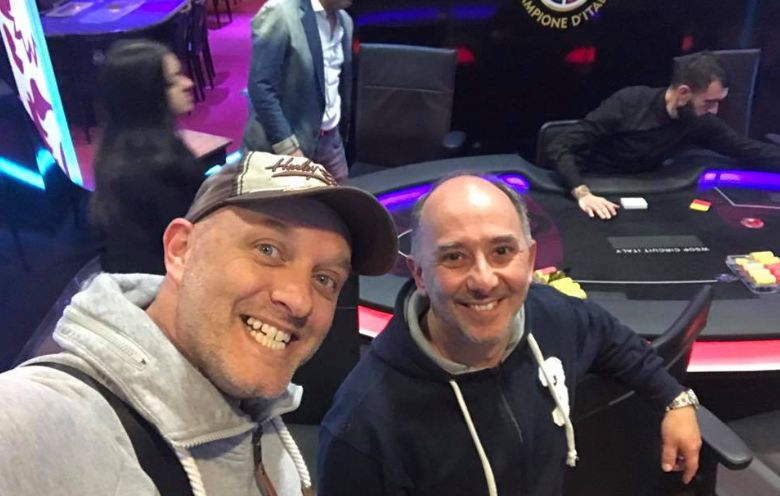 Max Forti con l'amico Enrico Mosca