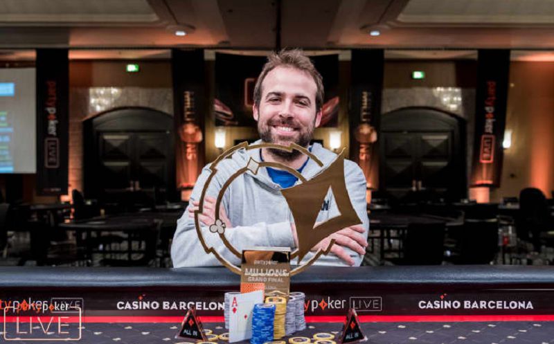 Il vincitore del Main Event Pascal Lefrancois (Foto PartyPoker Live)