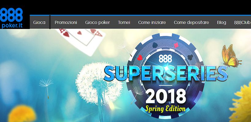 Le SuperSeries Spring Edition di 888poker